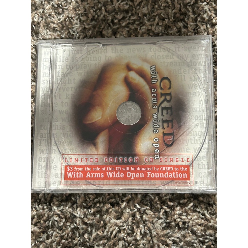 Creed With Arms Wide Open Limited Edition CD‎ Single 2000 Rock Acoustic Strings
